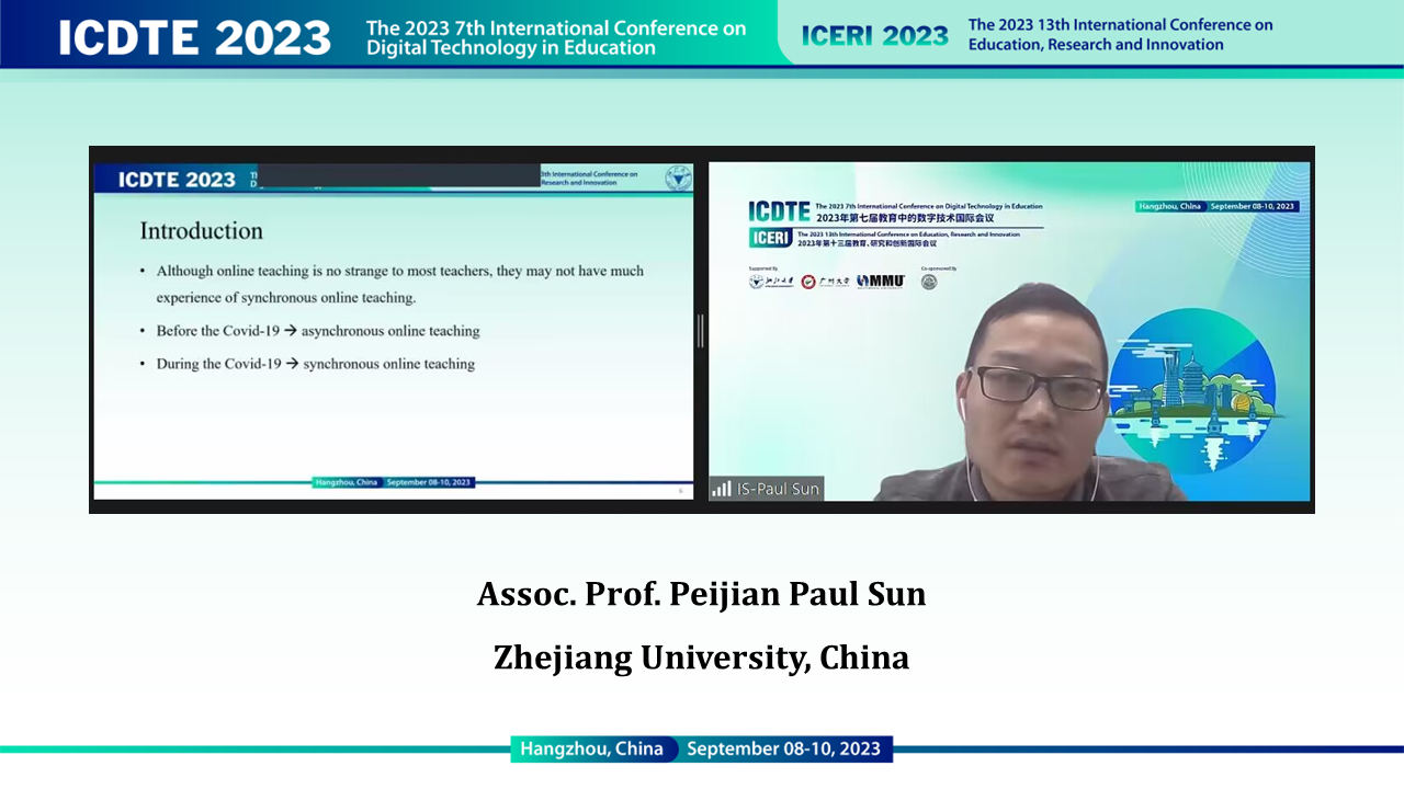 Invited Speaker Assoc. Prof. Peijian Paul Sun